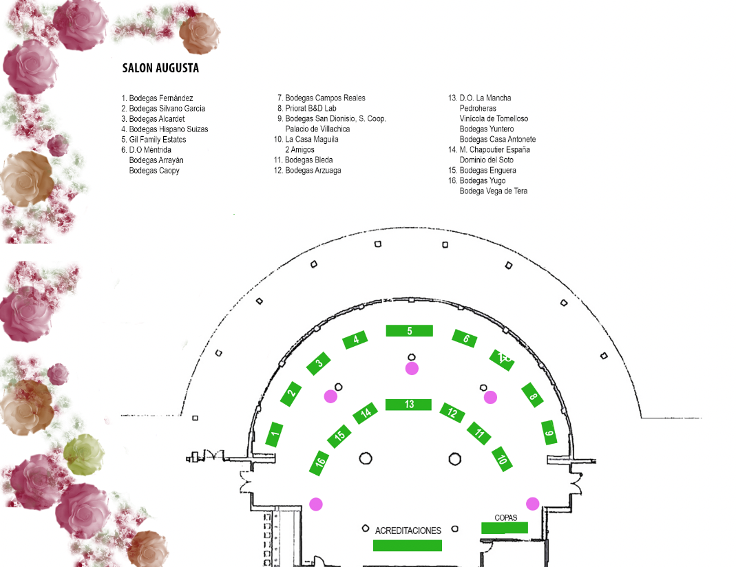 Plano de expositores de Experiencia Verema Alicante 2021