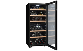 Vinoteca LS102DZBLACK - 102 botellas doble zona temperatura