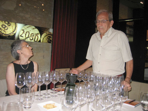 Vertical de mágnums de Clos Martinet en el restaurante Torrijos