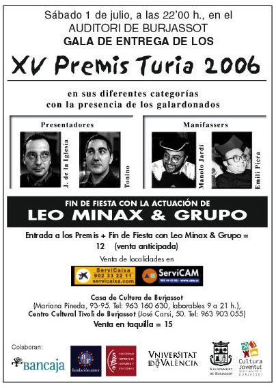 XV Premis Turia