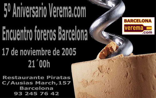 Crónica del 5º Aniversario Verema celebrado en Barcelona