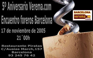 Crónica del 5º Aniversario Verema celebrado en Barcelona