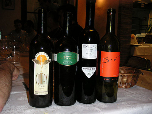 Cata de blancos de la Penya La Verema