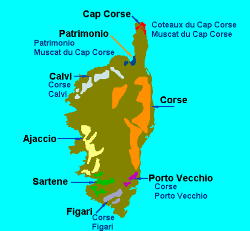 Los vinos de Córcega