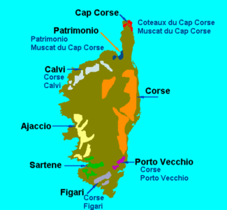Los vinos de Córcega