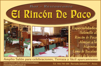 Restaurante El Rincón de Paco en Arcos de la Frontera