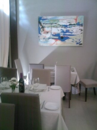 Vista de la mesa donde estabamos.