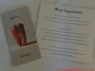 El menu degustación de invierno 2008