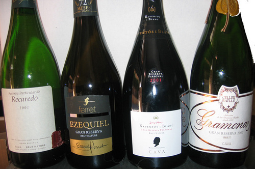 Cata de cavas de larga crianza