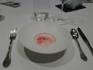 Espuma patata brava .