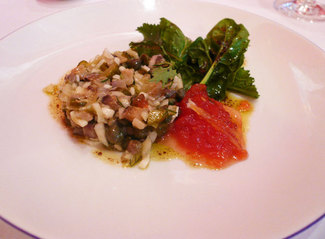 Tartar de sardina de bota