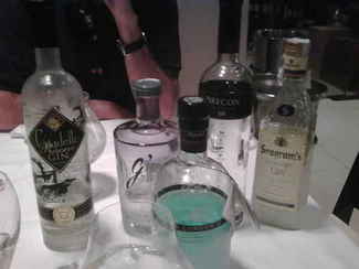 Buen surtido de gins ,