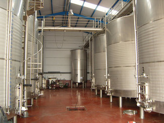 Interior de la bodega