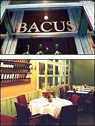 Restaurante Bacus en Barcelona
