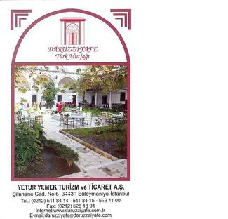 Restaurante Darüzzifaye en Estambul