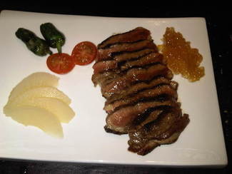 Magret d'ànec a la planxa