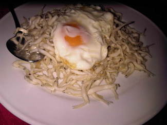 chanquetes con huevos fritos 