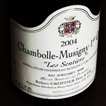 Chambolle-musigny 1er cru les sentiers 2004 de robert groffier