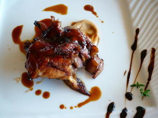 Cordero lechal glaseado