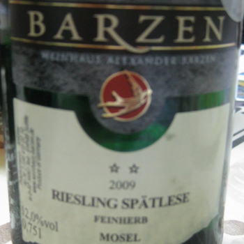 Otra de vino Riesling...