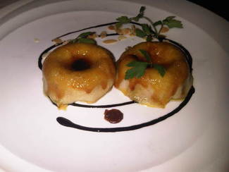 Florentinos de manzana y foie