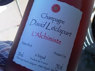 Champagne David Léclapart L´Alchimiste Pinot Noir.