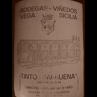 Vega Sicilia 1979, Tinto Valbuena 3º
