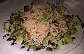 ensalada de “virutas de foie”