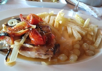 Espalda de cordero al horno