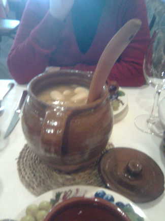 Puchero de Judías del Barco a la leña