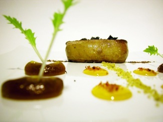 Foie asado