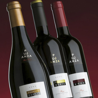 Gama de vinos Pujanza