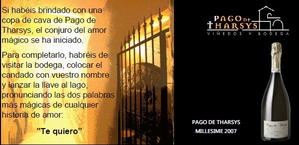 Vuelve el cava de Pago de Tharsys para los enamorados.