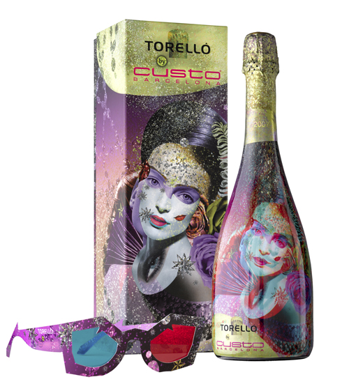 Torelló by Custo Barcelona, el primer cava con una imagen tridimensional