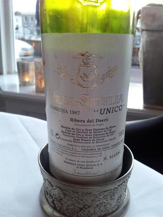 Vega Sicilia Único 1987