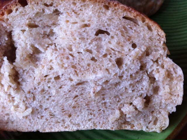 Receta de pan blanco de harina de Kamut.