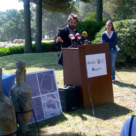 Un tapón de corcho de 2000 años, recuperado del fondo marino 