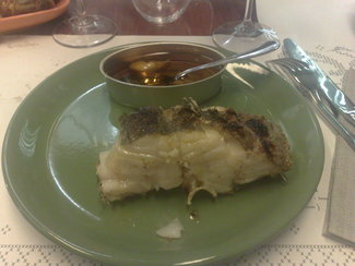 Bacalao a la brasa