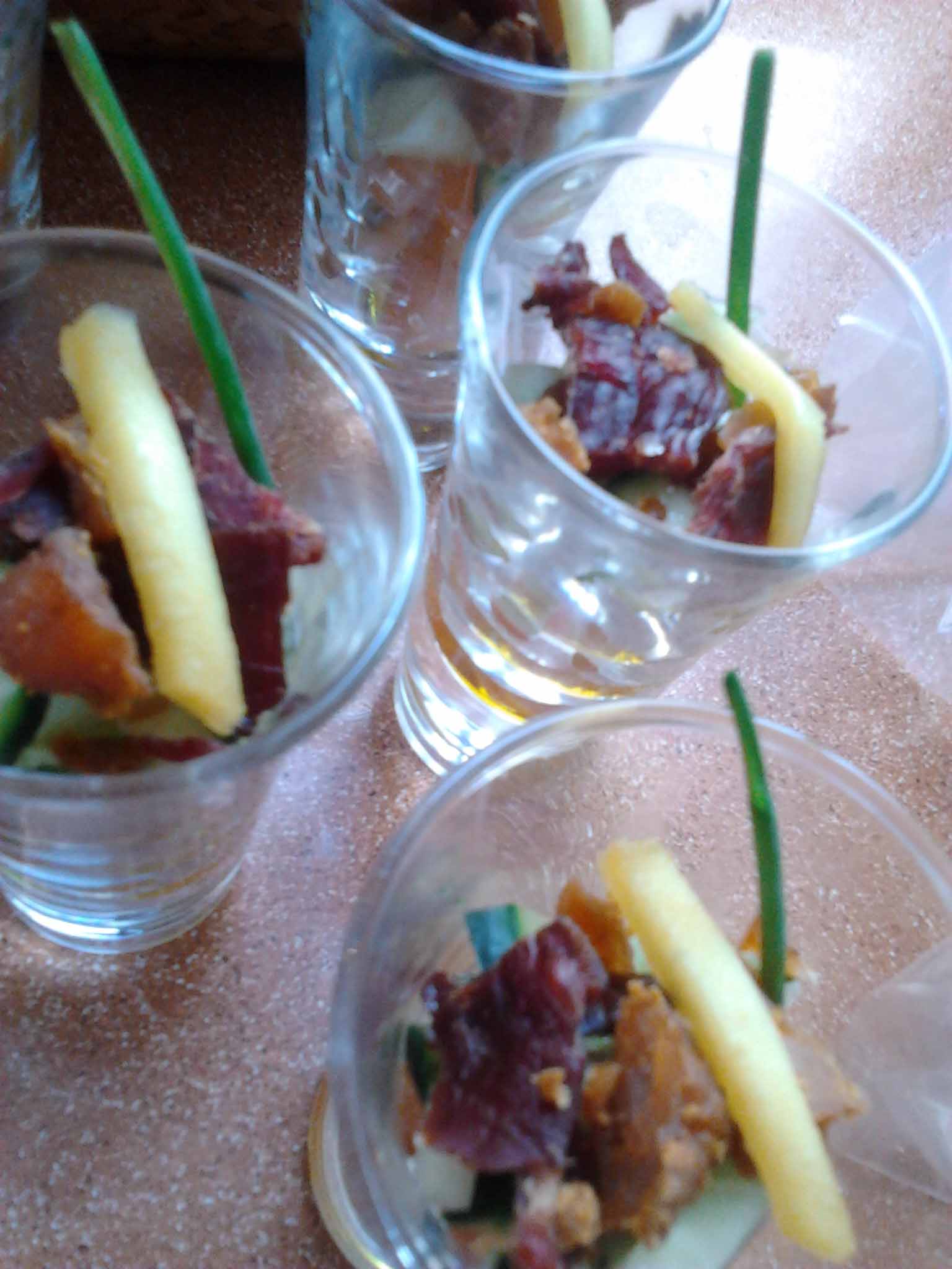 Receta de cocina: vasito snack de mango.