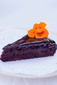 Receta de postres: Tarta Sacher sin huevo.