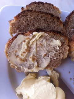 Receta de pan: pan rústico de soja.