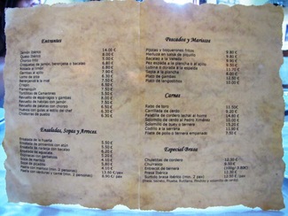 Además de esta carta, hay otra con raciones y medias raciones.