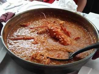 Arroz con bogavante