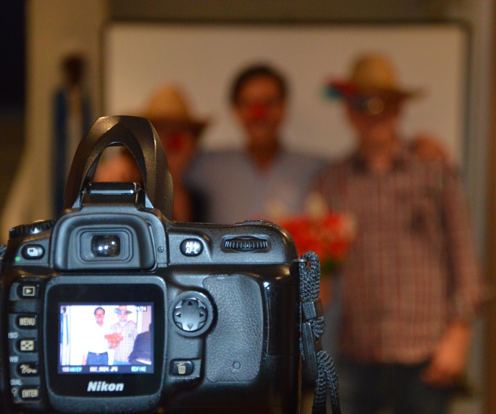 Photo call en una fiesta en casa, original y económico