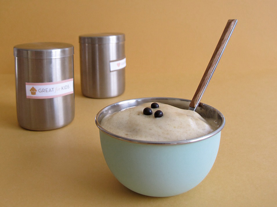 Helado de plátano facilísimo.