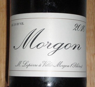 Marcel Lapierre Morgon 2010
