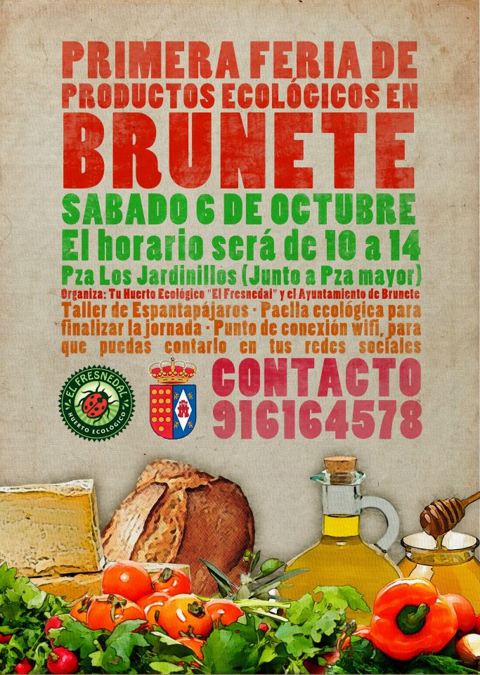 Primera Feria de Productos Ecológicos. Se necesitan Vinos