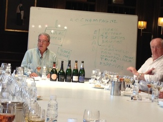 Cata de Champagnes Laurent Perrier en el Aula MARQUÉS de RISCAL.