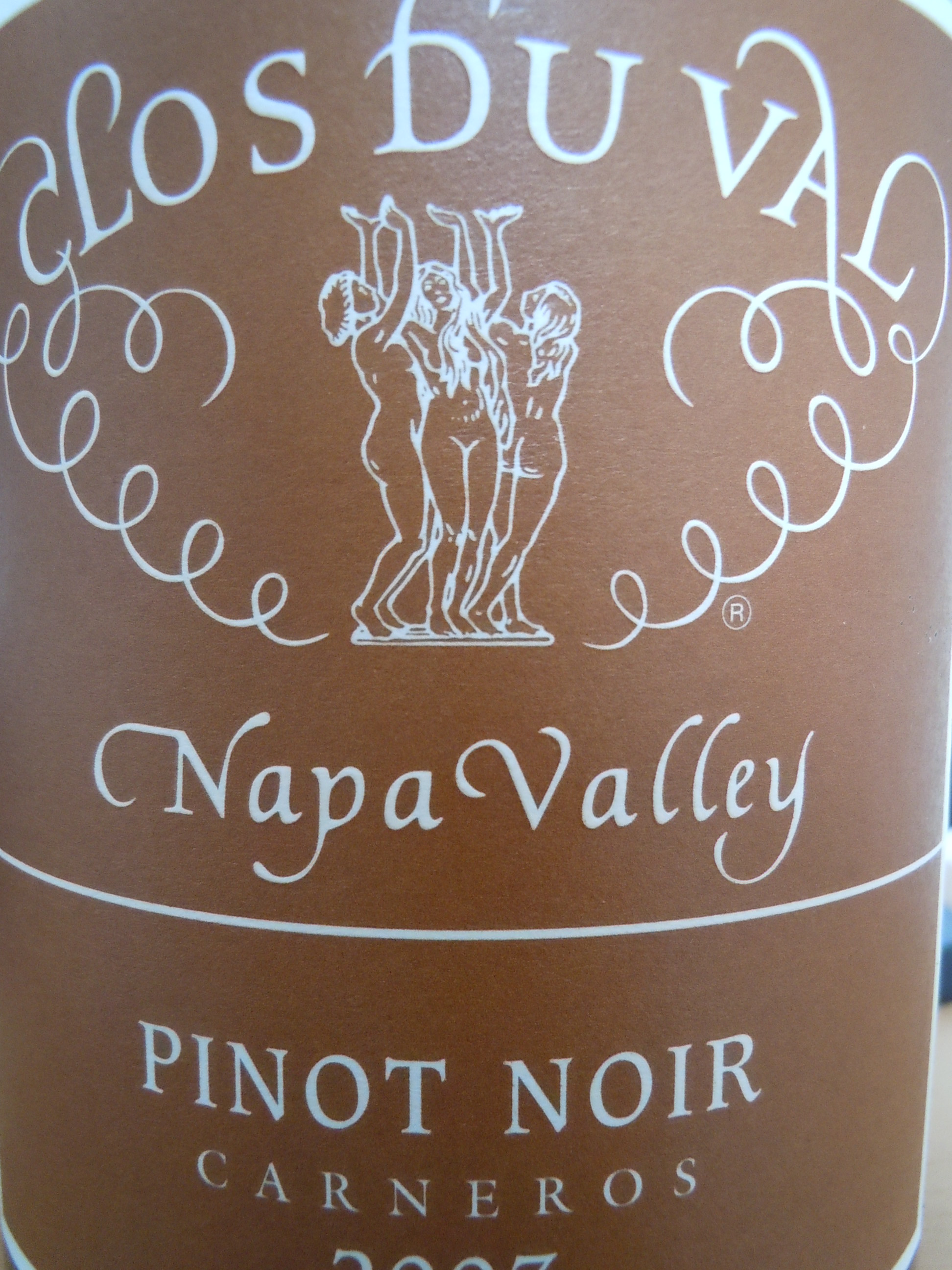 Clos Du Val Pinot Noir 2007