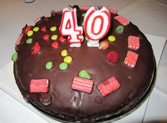 Tarta 40!!